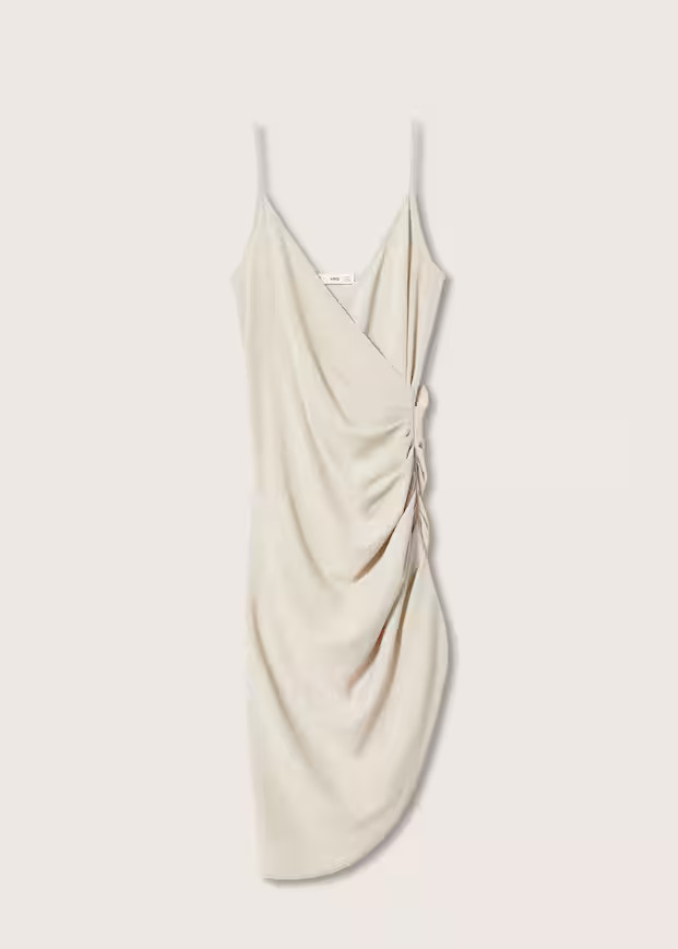 Ruffled wrap dress | MANGO (US)