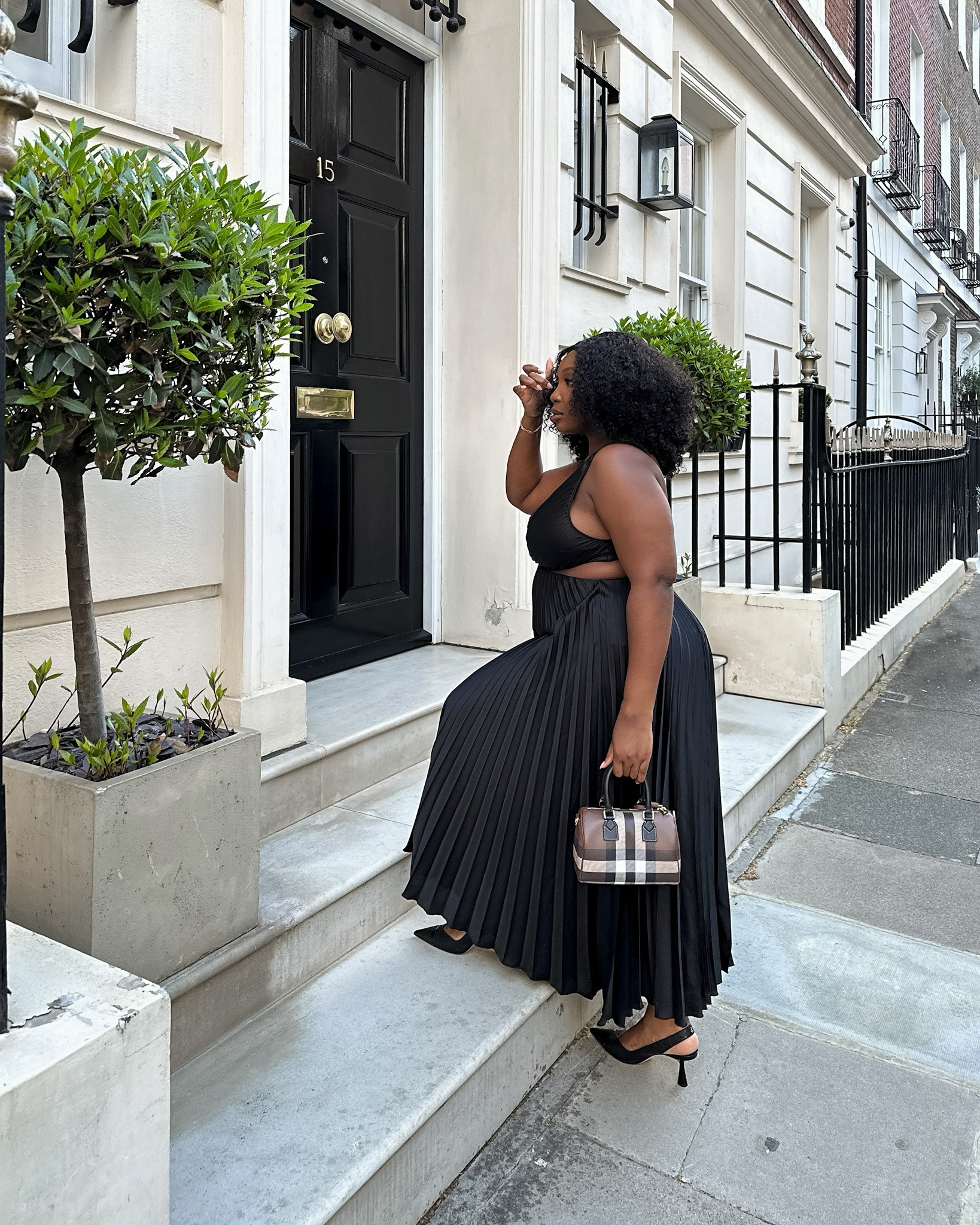Black maxi dress from Abercrombie & Fitch that’s perfect for wedding guest outfit, cocktail dress and a regular summer day activity! I’m wearing a size L and it’s currently on sale for 15% off! 

#LTKstyletip #LTKsalealert #LTKSeasonal