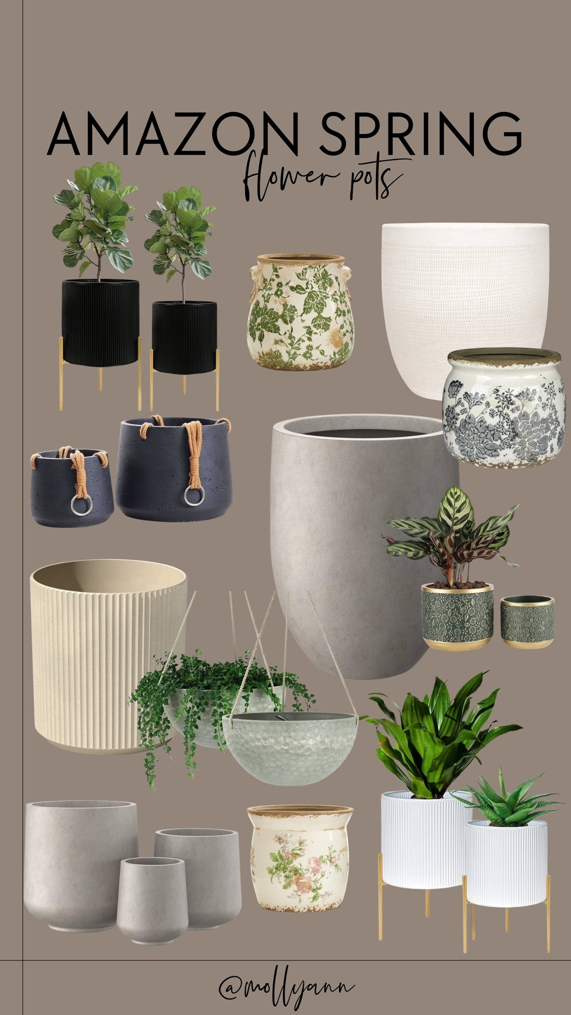 Amazon- spring pots! 🌺 🌼 

#LTKFindsUnder50 #LTKSeasonal #LTKHome