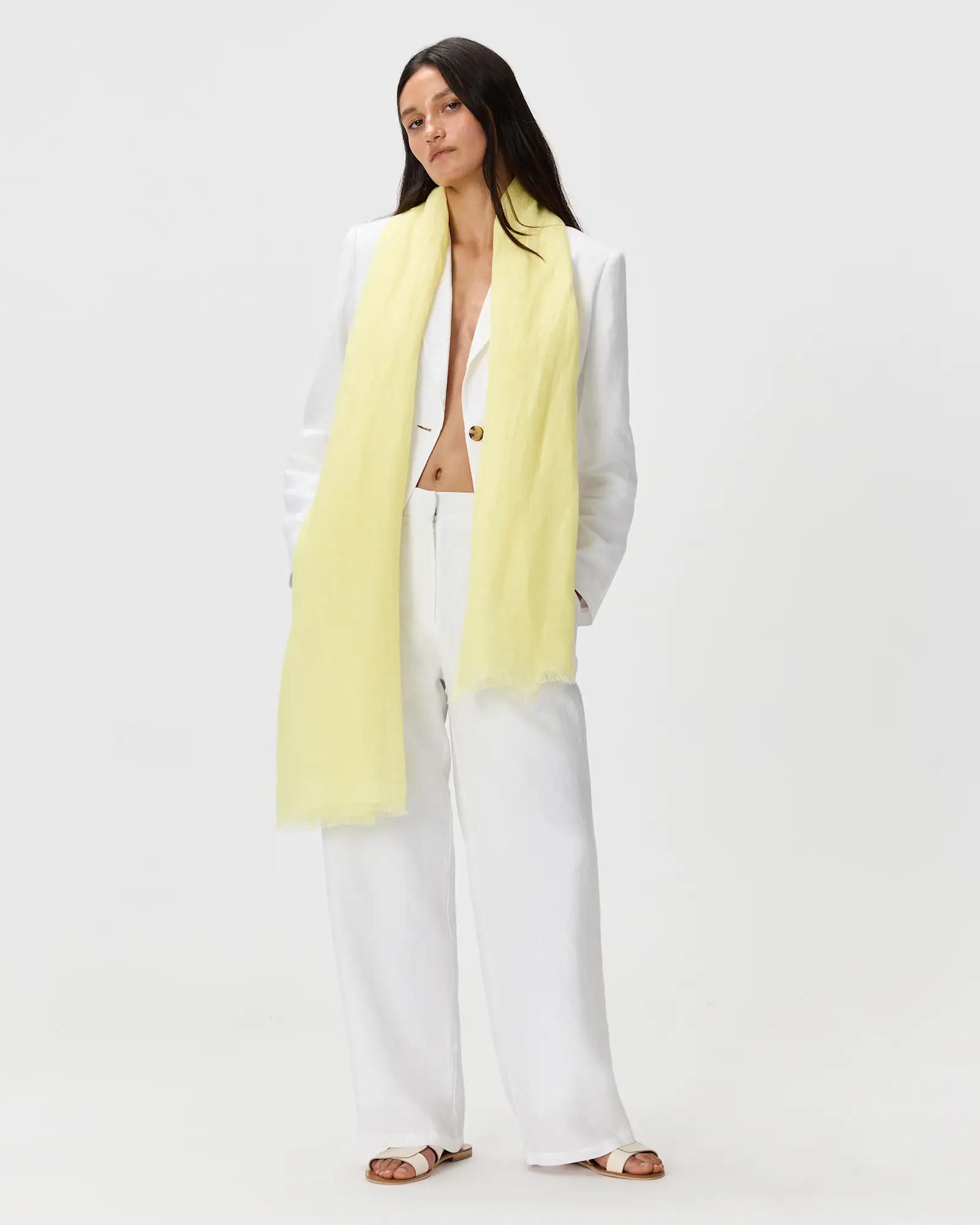 100% European Linen Scarf | Quince