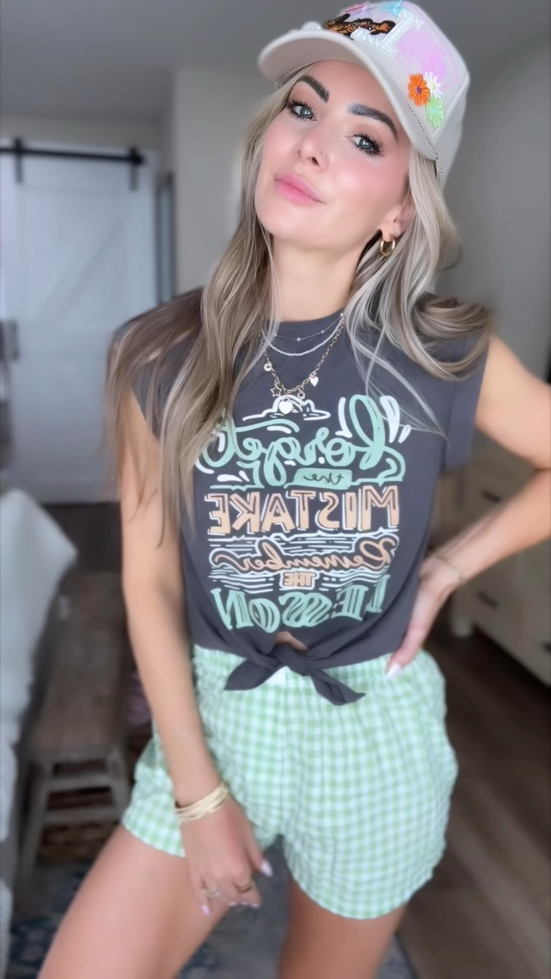 Boxer trend. Are you here for it? It’s not something I plan on leaving my house in but I’m loving these Amazon boxer shorts for lounging. The tie waist tee is super fun and would pair well with some denim shorts 

Amazon fashion 

#LTKFindsUnder50 #LTKSaleAlert #LTKVideo