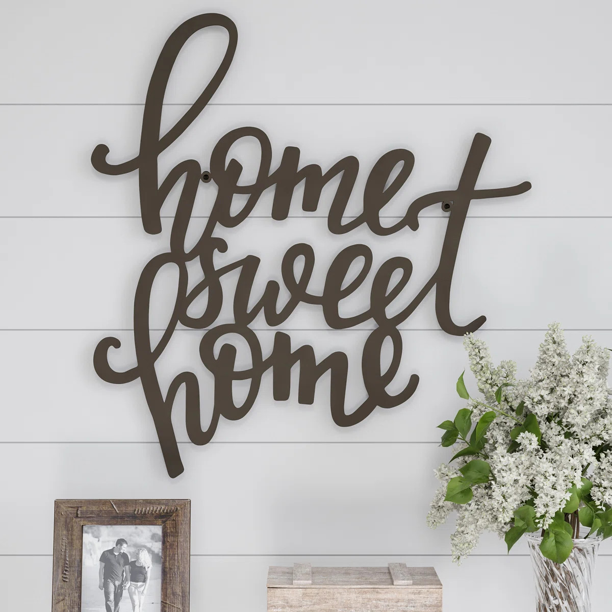 Home Decor Wall Sign - Home Sweet Home Decorative 3D Word Art Wall Decor - Modern Rustic or Vinta... | Wayfair North America
