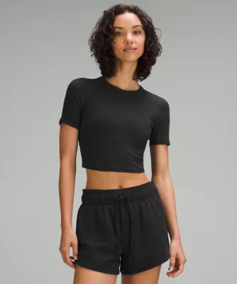Hold Tight Straight-Hem Cropped T-Shirt | lululemon (AU)