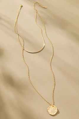 Double Chain Pendant Necklace | Anthropologie (US)