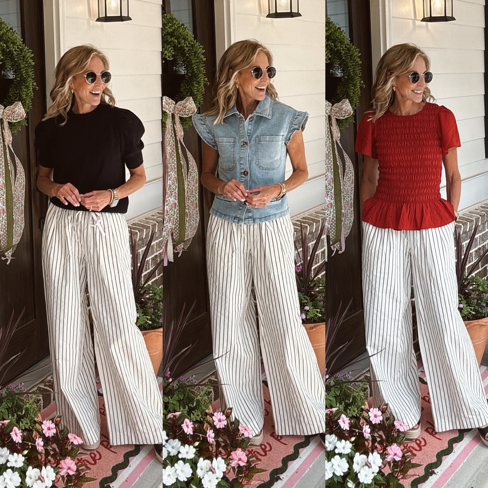 One pair of pants. Endless outfit possibilities. These $35 Target wide-leg pants are proof that you don’t need a huge budget to build a cute, versatile classroom wardrobe. I styled the same pair three different ways with tops all under $30, making it easy to mix, match, and get more wear out of the pieces you already own. I’m wearing an XS in the pants (I’m 5’5” for reference) and a small in each top. I’ve also linked all of the bags to complete each look.
-
-

Target fashion, Target style, teacher outfits, back to school outfits, teacher wardrobe, classroom style, affordable fashion, budget-friendly outfits, workwear for women, casual work outfits, wide leg pants, Target pants, outfit inspiration, mix and match outfits, capsule wardrobe, everyday style, elementary teacher outfits, office casual, fall transition outfits, women’s fashion, affordable workwear, classroom outfit ideas, teacher style, neutral wardrobe, chic everyday outfits.