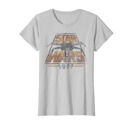 Star Wars X-Wing 1977 Vintage Retro Graphic T-Shirt C1 T-Shirt | Amazon (US)