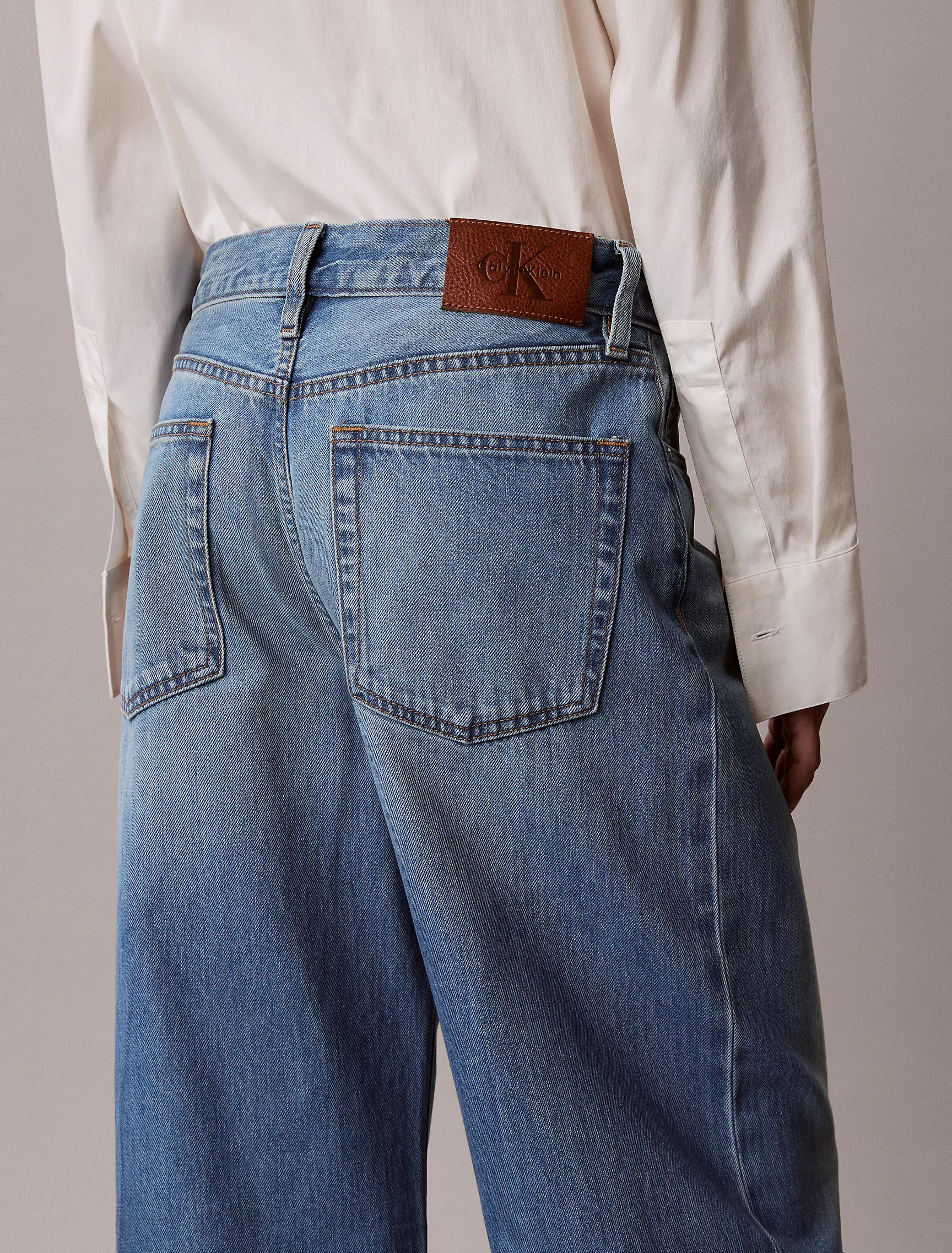 Lyocell Blend Wide Leg Jeans | Calvin Klein | Calvin Klein (US)