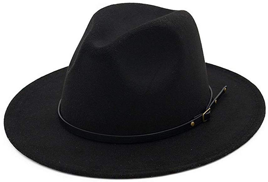 Lisianthus Women Belt Buckle Fedora Hat | Amazon (US)