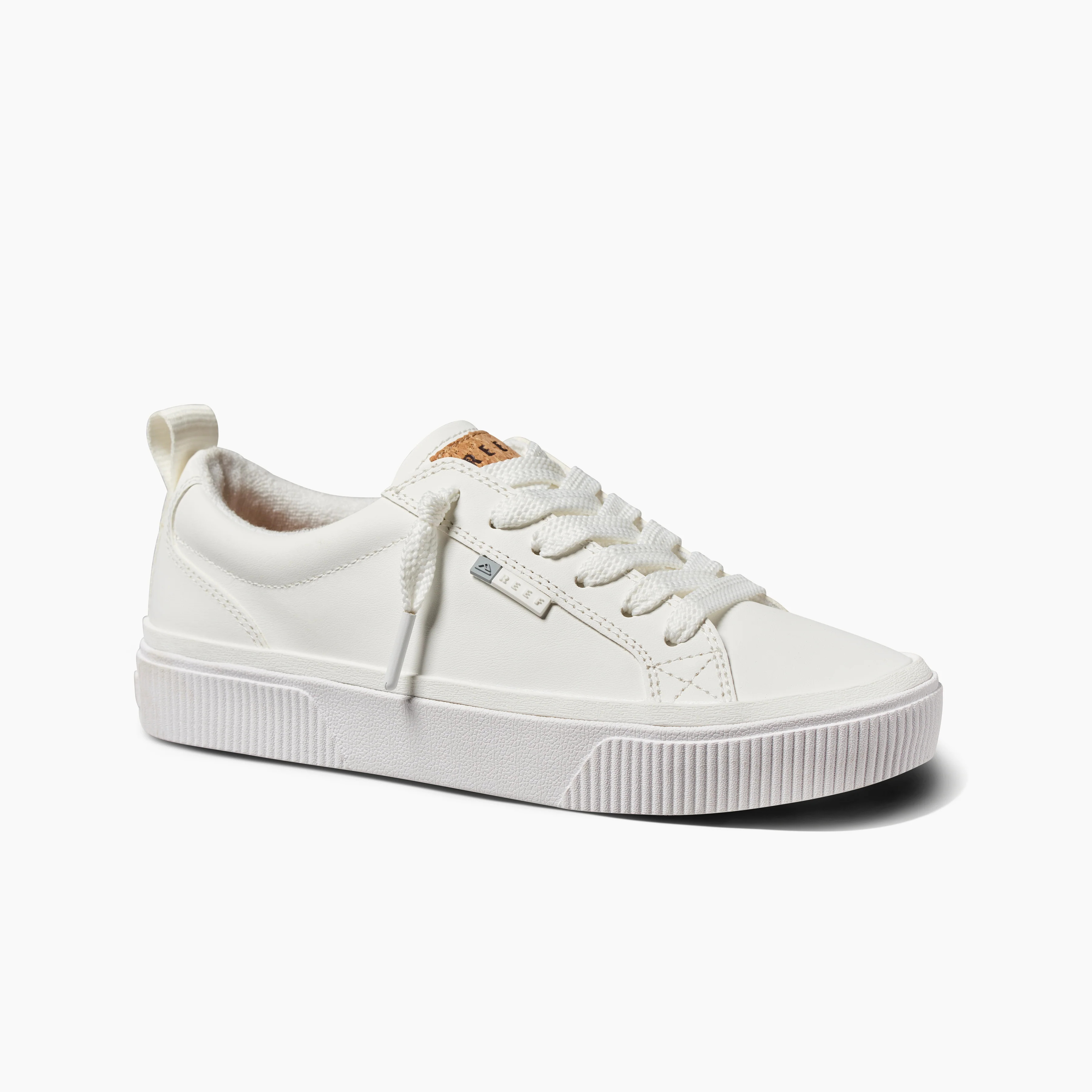Lay Day Dawn: Women's White Leather Sneakers | REEF® | Reef