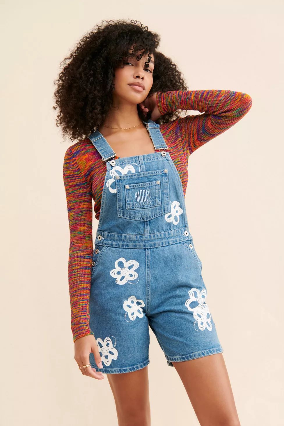 The Ragged Priest Flower Print Shortalls | Urban Outfitters (US and RoW)