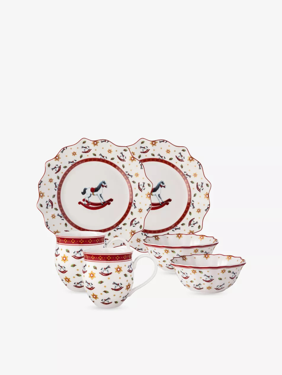 Toy's Delight Rocking Horse Porcelain Six-Piece Set | Selfridges