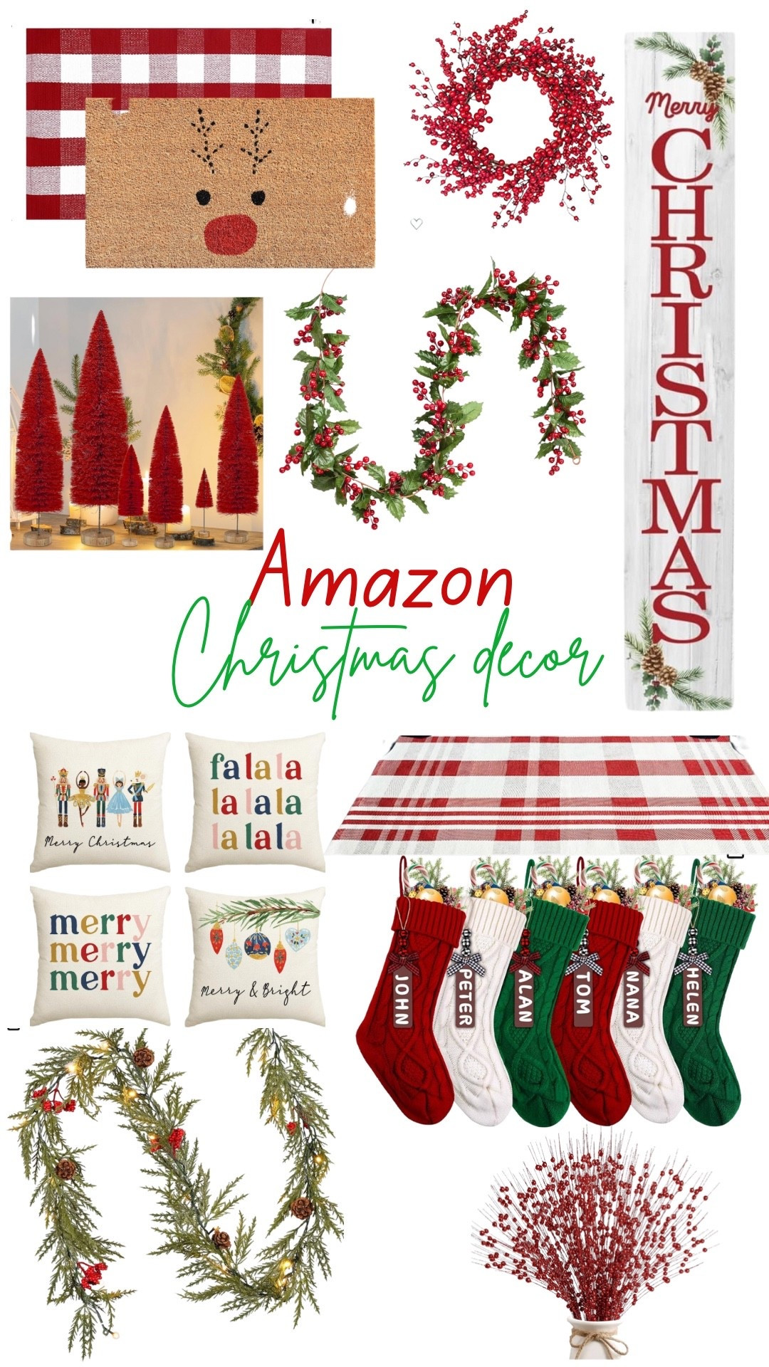 Cute Christmas decor on Amazon! 

#LTKFamily #LTKHome #LTKSeasonal