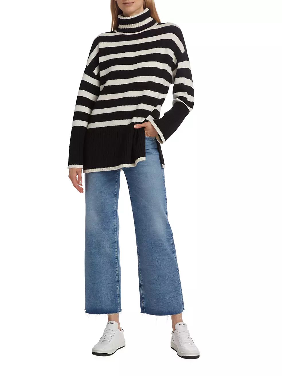 Striped Turtleneck Sweater | Saks Fifth Avenue