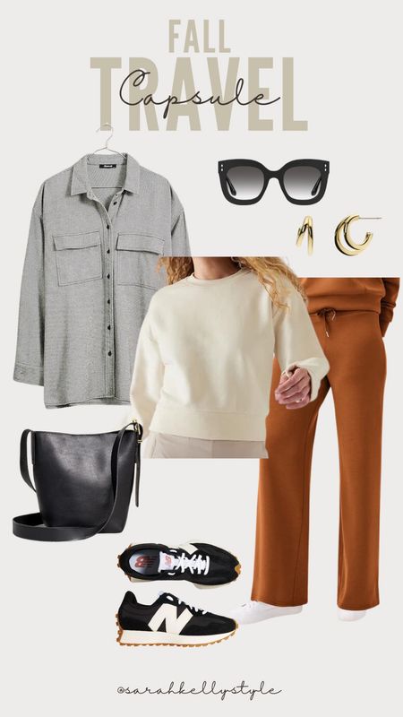 Fall travel capsule, travel outfits, holiday travel essentials, fall outfit, Sarah Kelly Style

#LTKstyletip #LTKtravel #LTKSeasonal