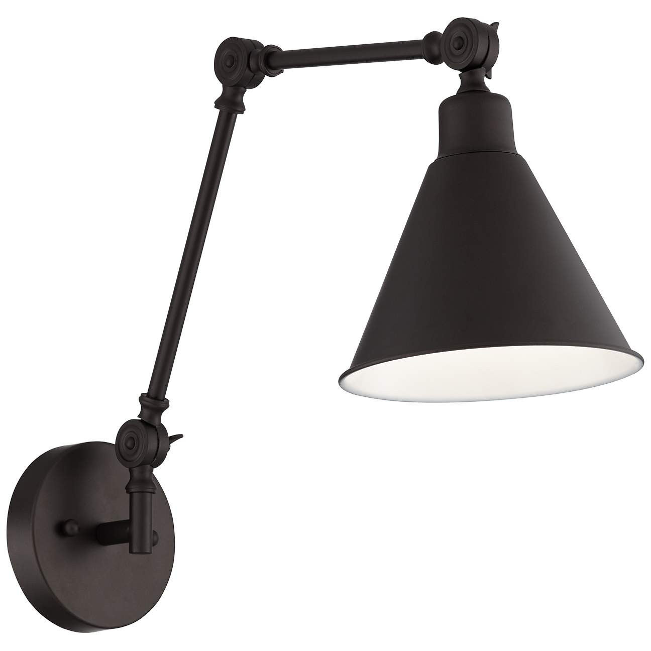 Wray Bronze Metal Hardwire Wall Lamp | www.lampsplus.com | LampsPlus.com