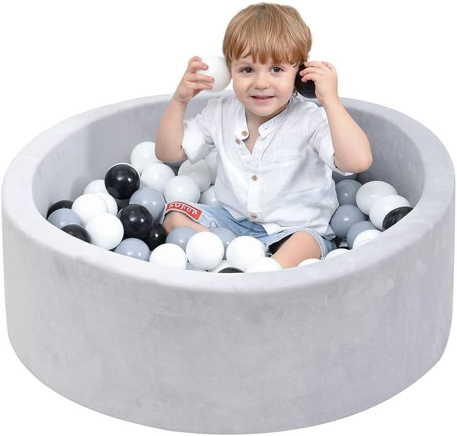 Zinvoda Foam Ball Pit, Kiddie Memory Ball Pits for Toddlers Kids Babies Ball Playpen Soft Round B... | Amazon (US)