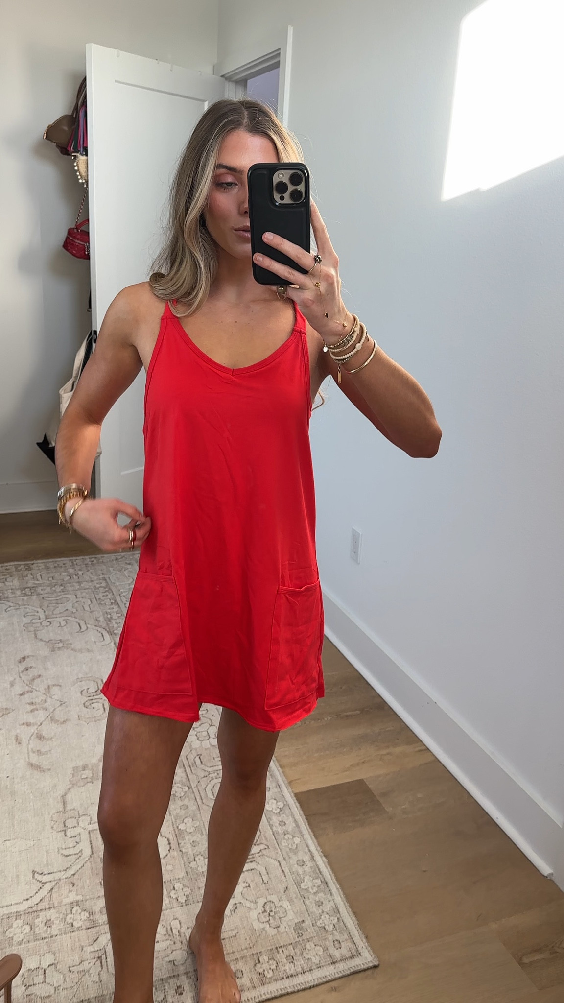 Amazon size xs GTLIAE Store Summer Dress for Women 2026 Hot Shot Mini Romper Dresses Athletic Spaghetti Strap Tennis Dress Built in Shorts

#LTKSaleAlert #LTKActive #LTKootd