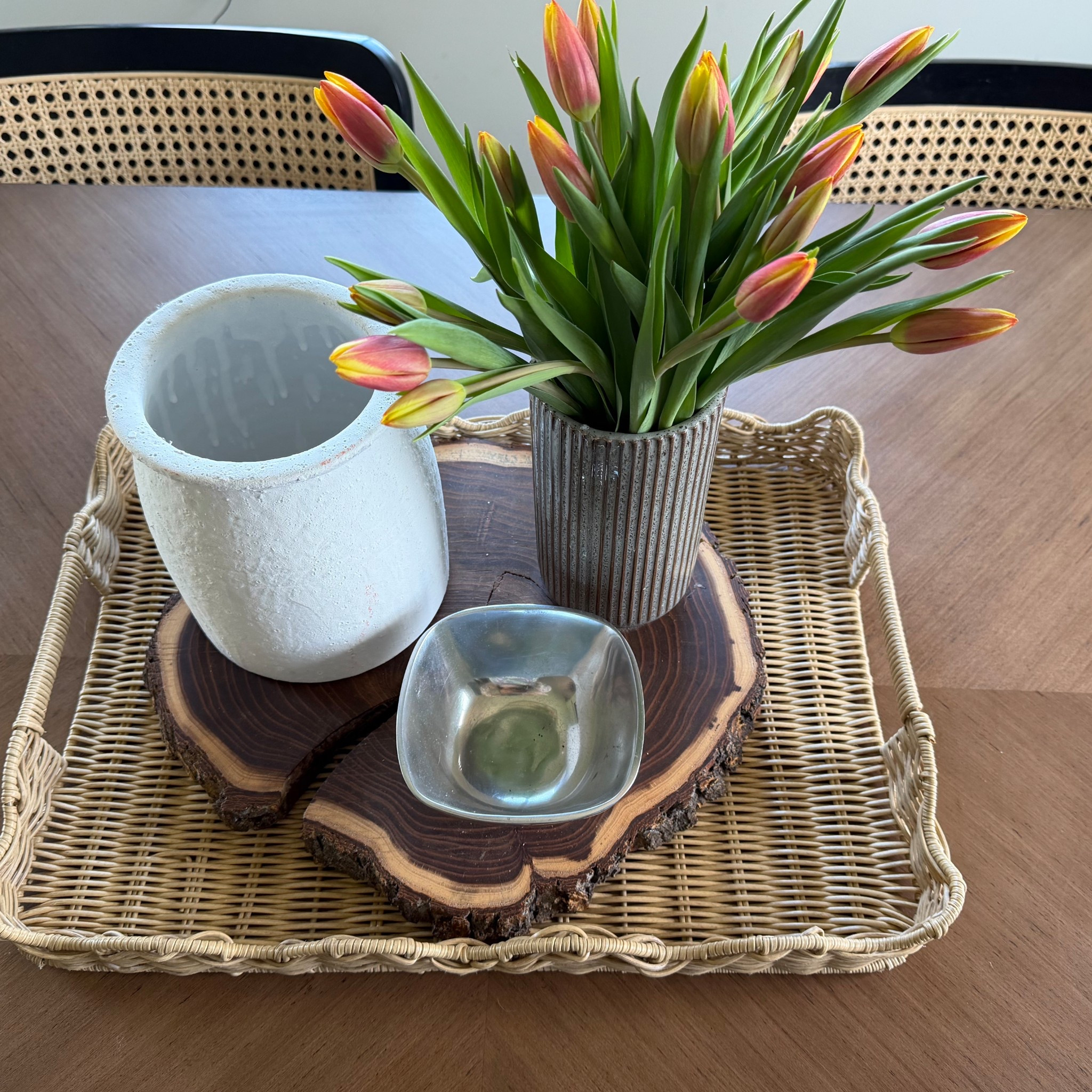 The cutest wicker scalloped tray for $15!!! Obsessed with her 

#LTKMothersDay #LTKSeasonal #LTKHome