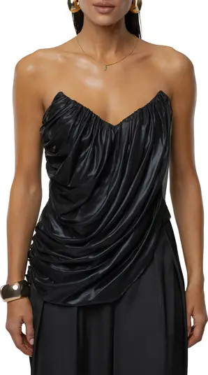 Soirée Draped Corset Top | Nordstrom