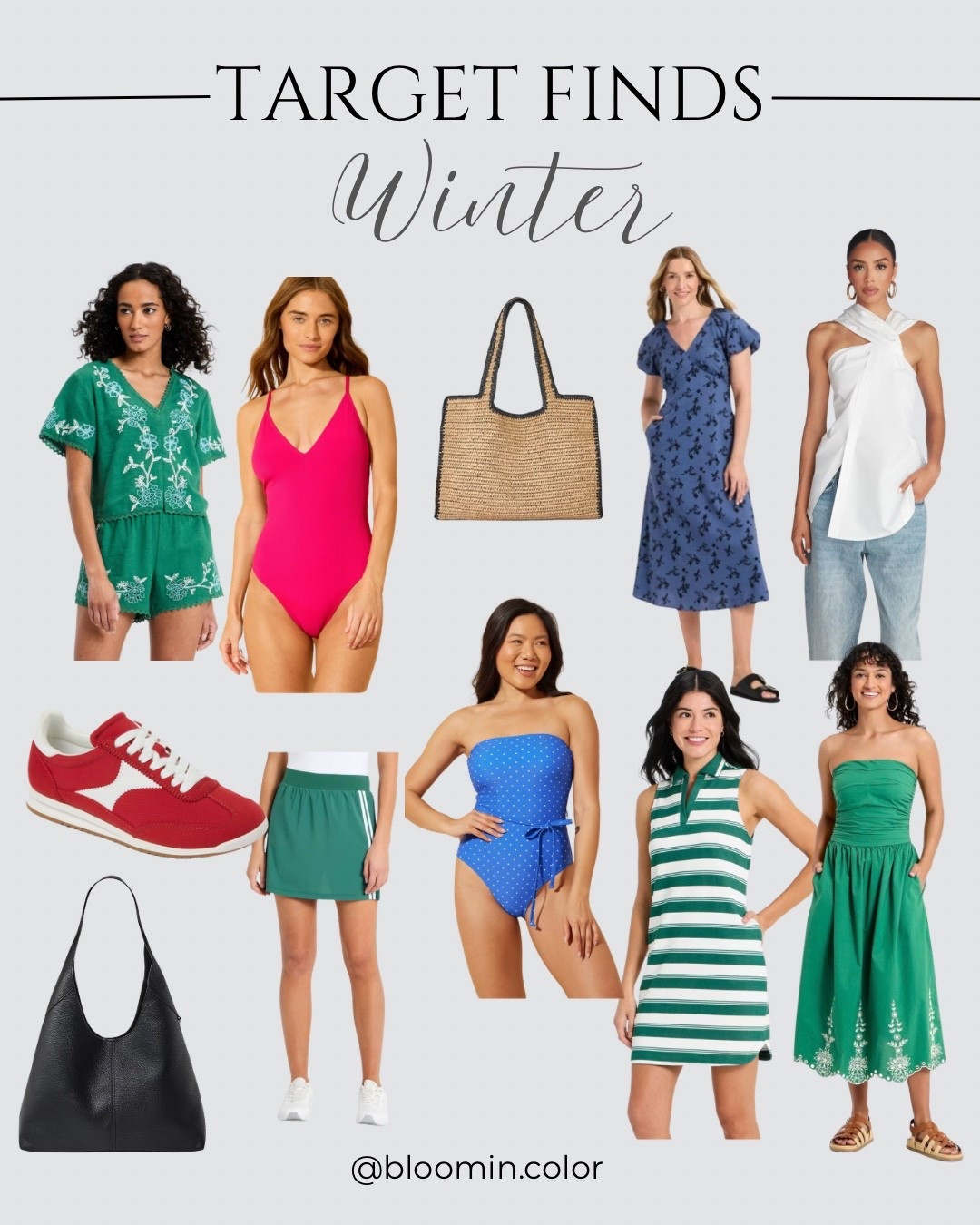 Winter finds from Target 
True Winter 
Winter color palette 

#LTKSwim #LTKActive #LTKSpringSale