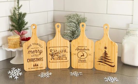 Personalized Christmas Cutting Board 5 X 11 | Etsy | Etsy (US)