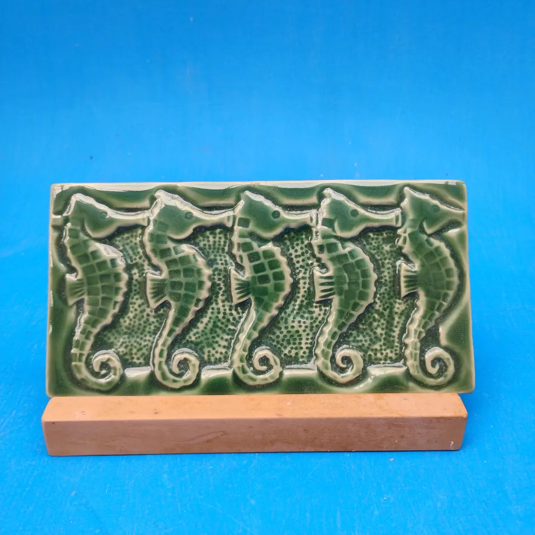 Seahorse, Hand Made Subway Tile, Arts and Crafts, Mission Style | Etsy (Global)