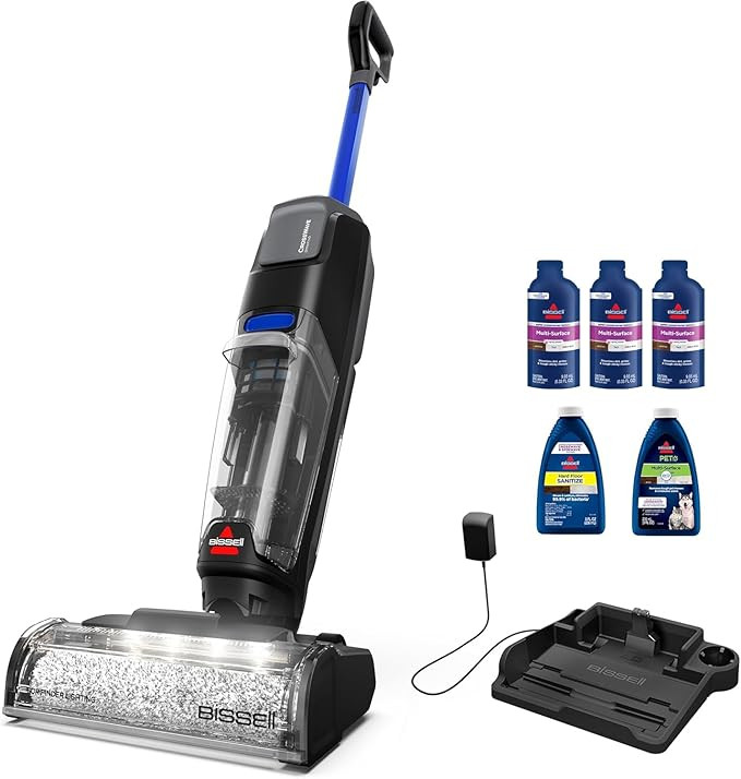 Bissell Crosswave Cordless Plus, Wet Dy Vacuum w/FurFinder Headlights + Super Concentrate Multi S... | Amazon (US)