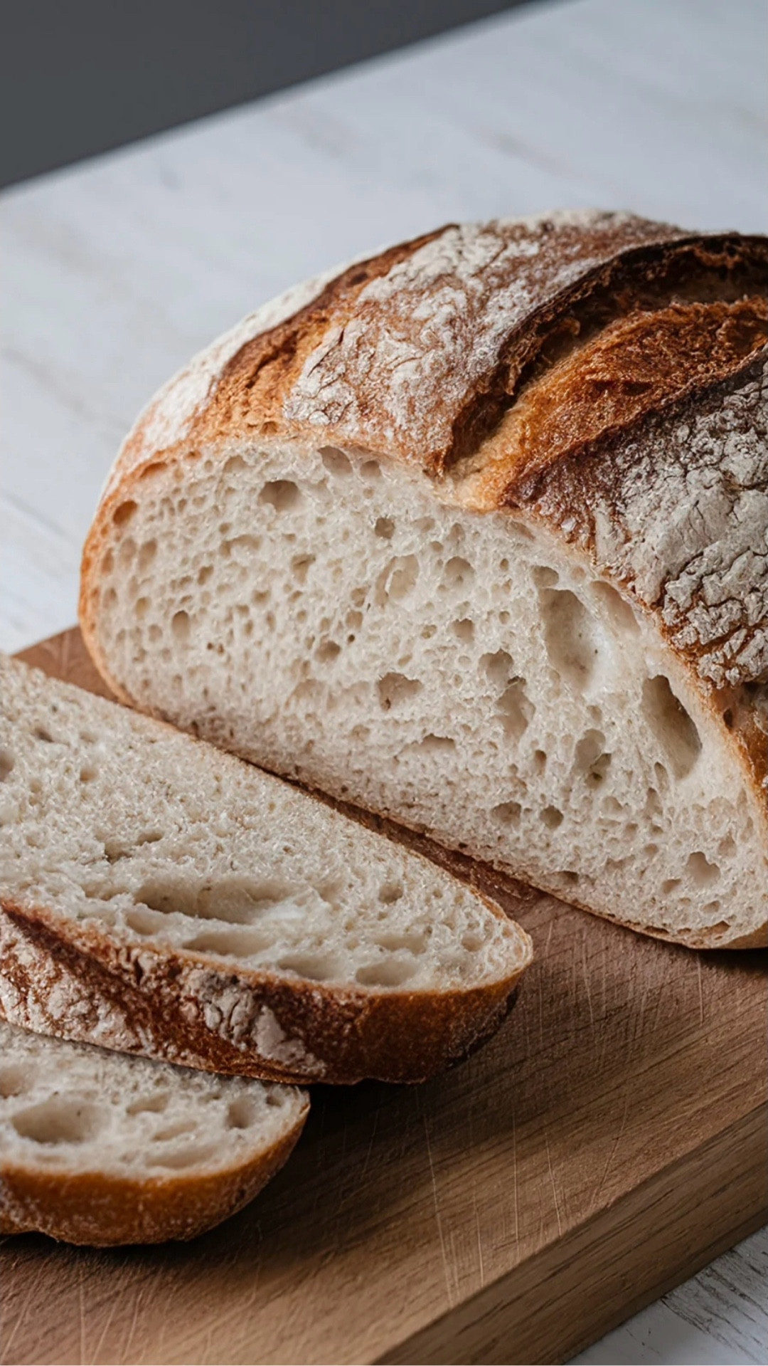 Traditional Sourdough Loaf 🍞✨
110g starter • 350g water • 500g flour • 12g salt
Rest 1hr → stretch & fold every 30min for 2.5hrs → bulk ferment until grown & bubbly → shape → banneton → fridge overnight → score → bake 450° 
25min lid on, 20min lid off
💾 Save this so it's ready when your starter is!

What you'll need:
🫙 Dutch oven — @krustic_crafts
🧺 Banneton — @knead_ace
🔪 Bench scraper ⚖️ Kitchen scale 📜Parchment paper — @amazon
🌾 Bread flour — @kingarthurbaking (high protein = better structure — AP flour works too, just check the protein content!)
🗡️ Scoring tool — @breadbosses 

Alsoooooo if you are starting your bread journey all these items are in my LTK comment BREAD & I'll DM you the link 🍞

#sourdoughmami #sourdoughloaf #beginnersourdough #realbread #homemadebread
