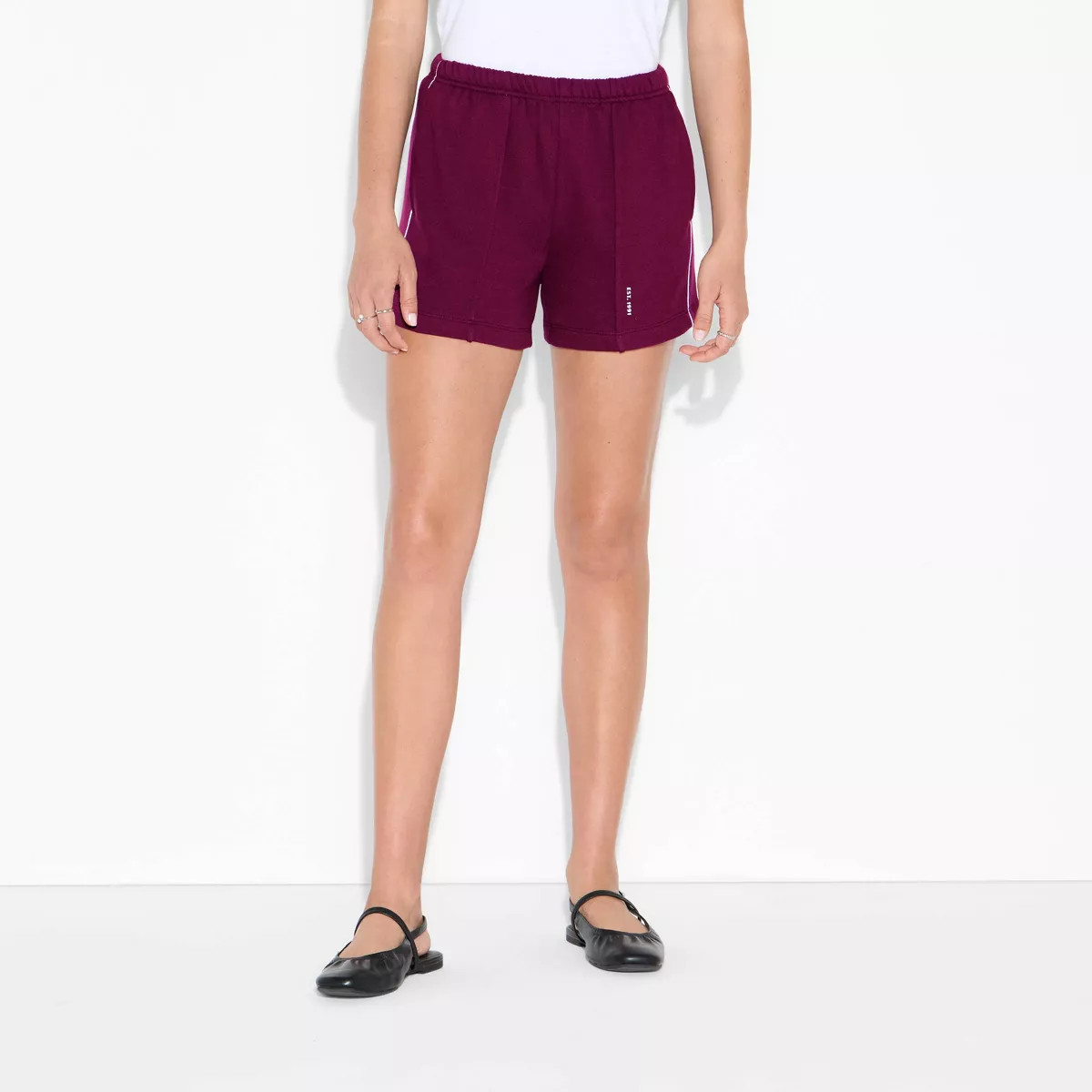 Women's Terry Mid-Rise Pull-On Shorts - Wild Fable™ | Target