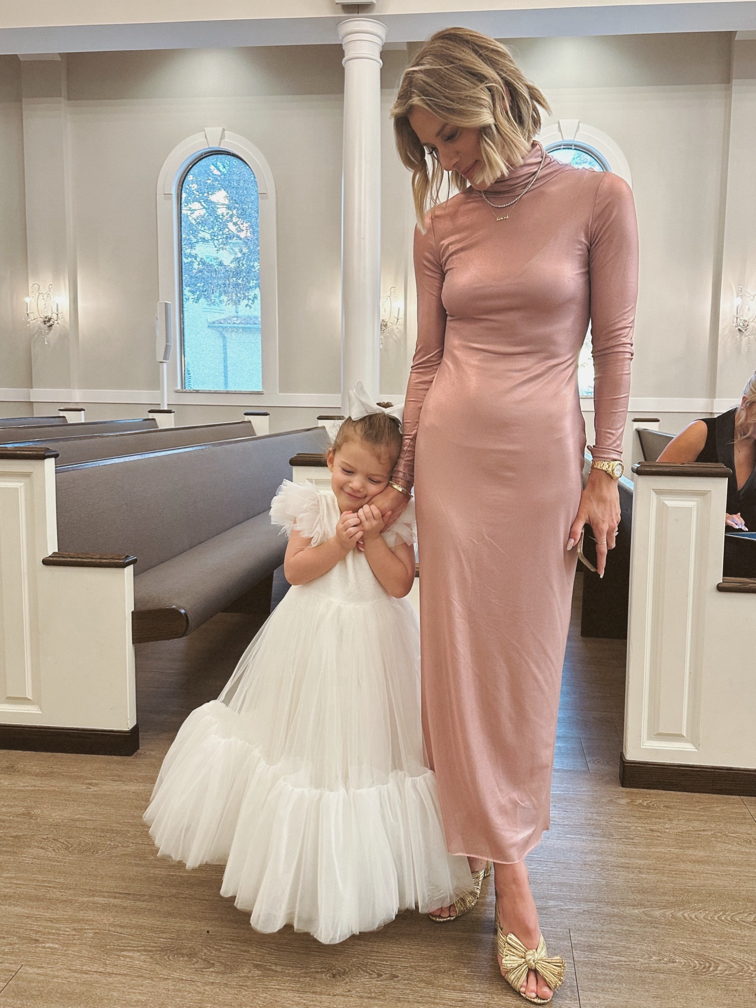 perfect for a wedding or holiday party dress! wearing a size small here 🤍 (not see thru, just need to wear seamless panties to avoid panty lines)

affordable full length wedding guest dress, formal wedding attire, holiday dress, rose gold dress 

#LTKwedding #LTKSeasonal #LTKHoliday