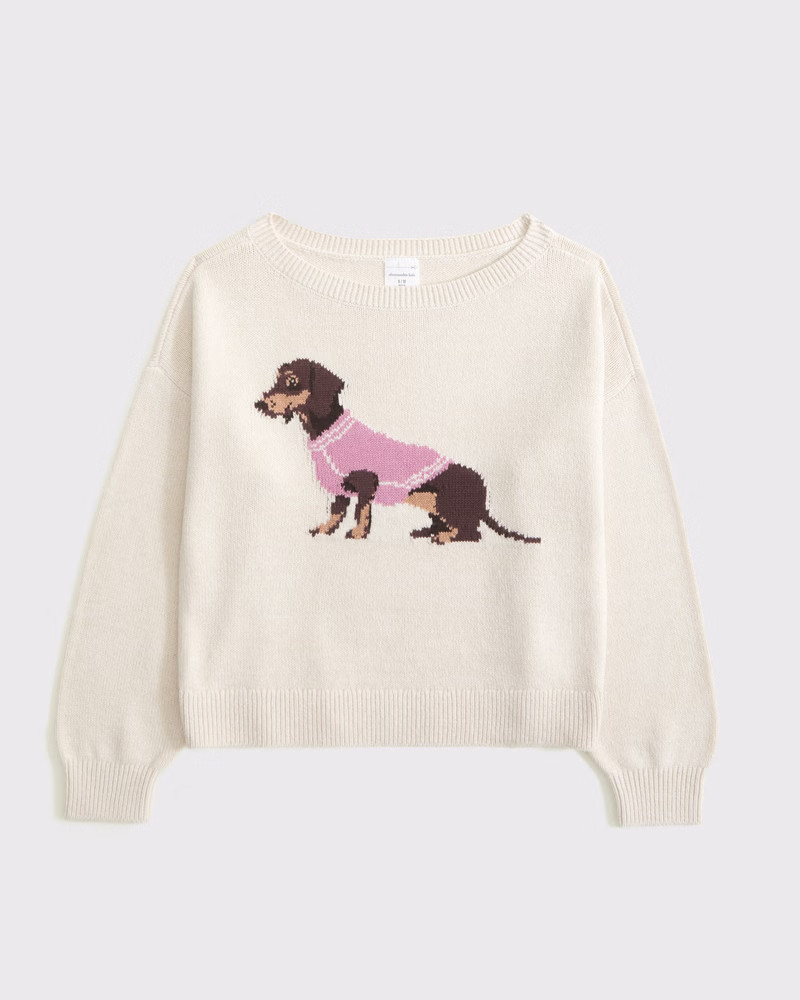 off-the-shoulder bow sweater | Abercrombie & Fitch (US)