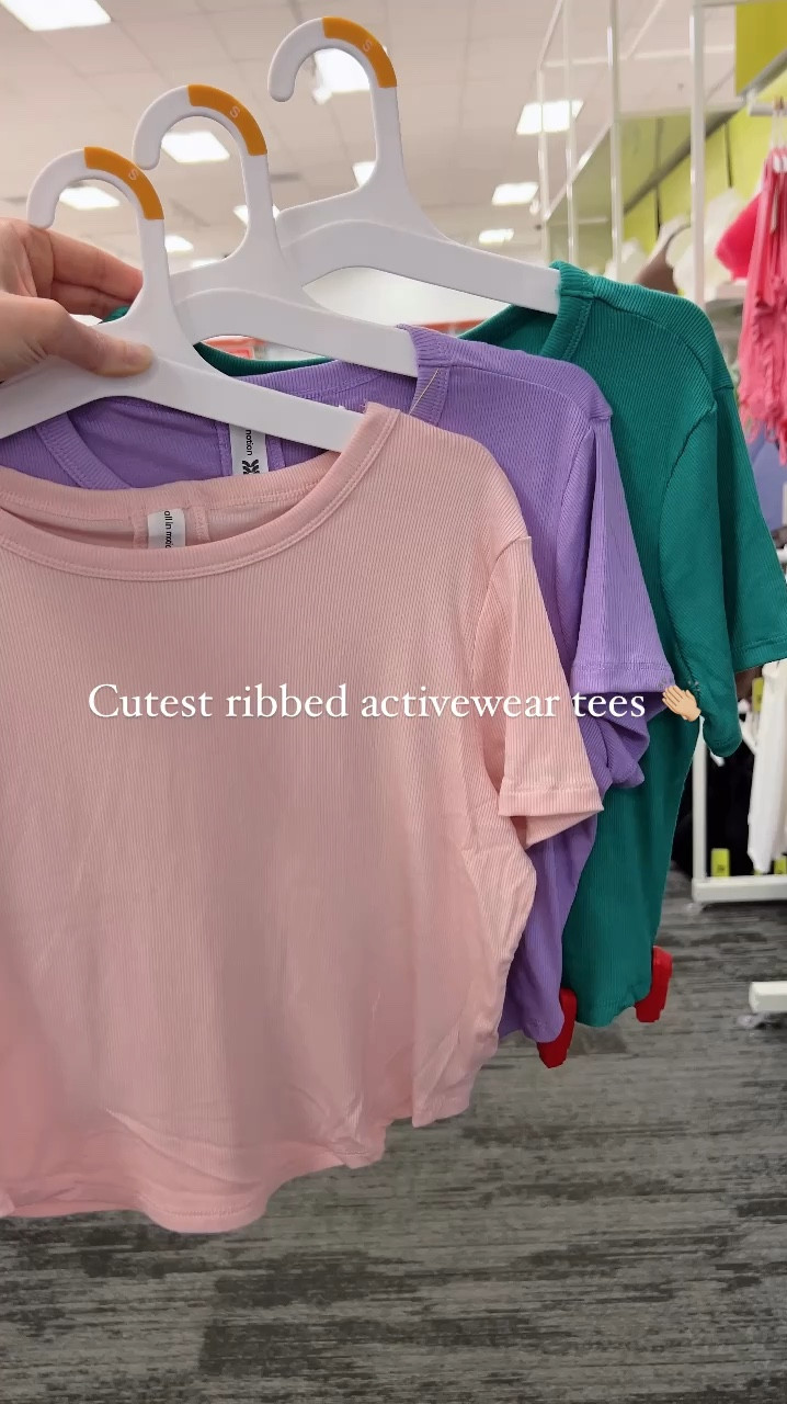 The cutest ribbed cropped activewear tops at Target! 

#LTKFindsUnder100 #LTKStyleTip #LTKFindsUnder50