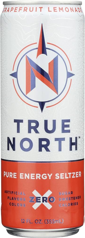 True North Pure Energy Seltzer, Grapefruit Lemonade, 12 Oz (Pack of 12) | Amazon (US)