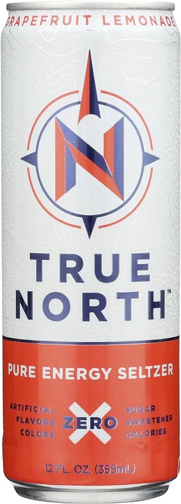 True North Pure Energy Seltzer, Grapefruit Lemonade, 12 Oz (Pack of 12) | Amazon (US)