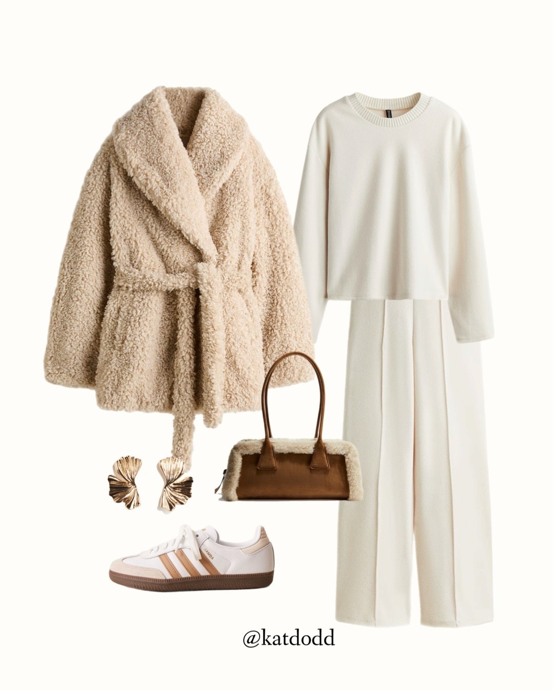 H&M 15% off and how CUDDLY is this coat 😍😍😍😍 need it!


H&M teddy tie waist coat cream coord fur lined shoulder bag suede earrings adidas samba white beige 

#LTKsale #LTKuk #LTKwinter