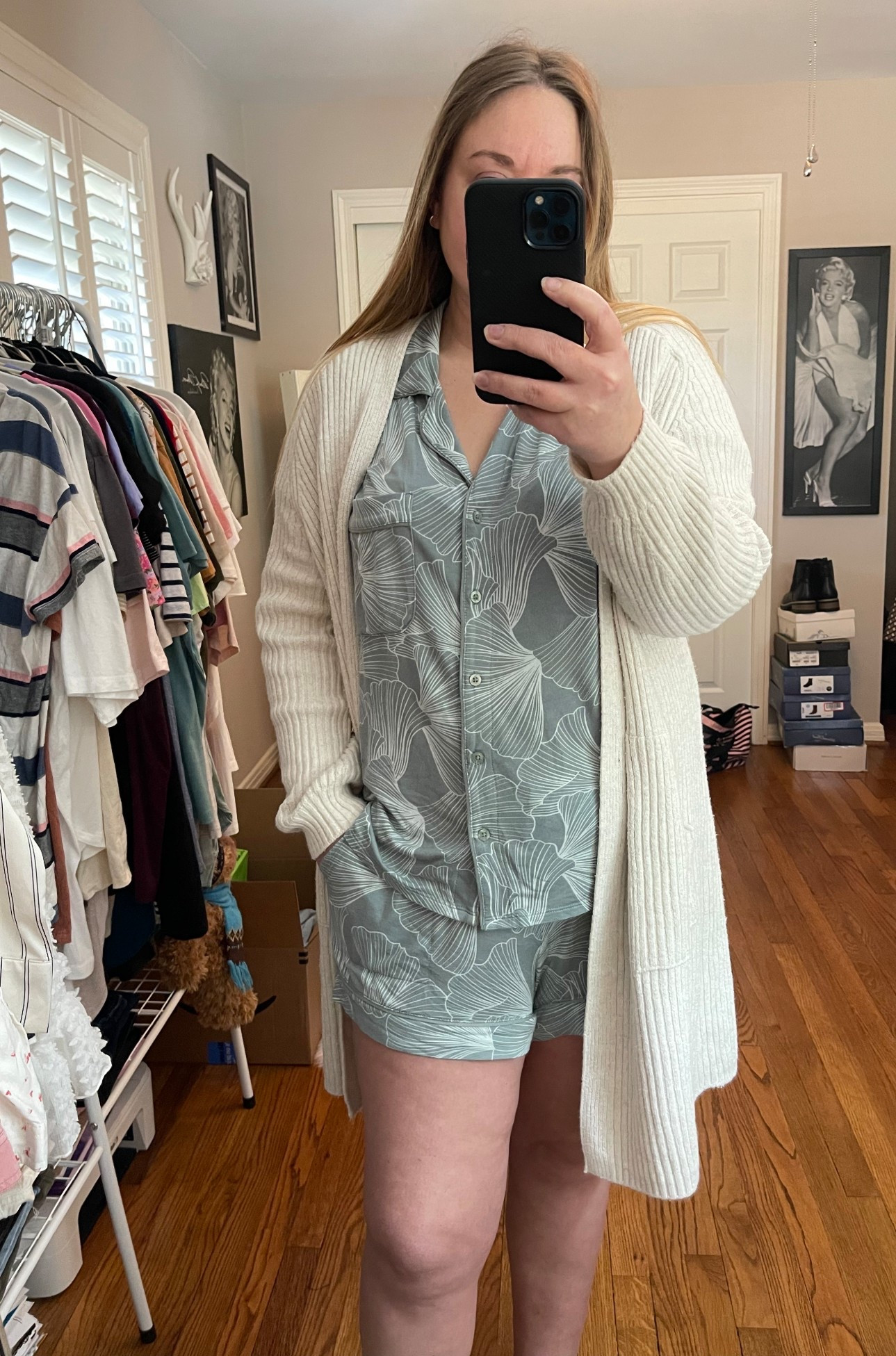 My favorite @Target sleep set! I get a new one each year. Tip: hang to dry!!
Matching sleep set, sleeping set, short set, sleepwear, pjs, pajamas, target set, slippers, house shoes, cardigan sweater

#LTKootd #LTKMidsize #LTKmomlife