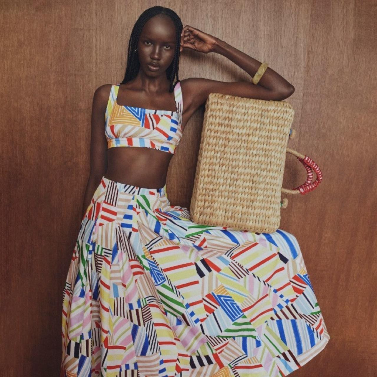 Rosie Assoulin Women's Skirt - Multi | Depop US