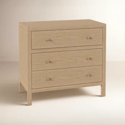 Celine 34" 3-Drawer Nightstand | Wayfair North America