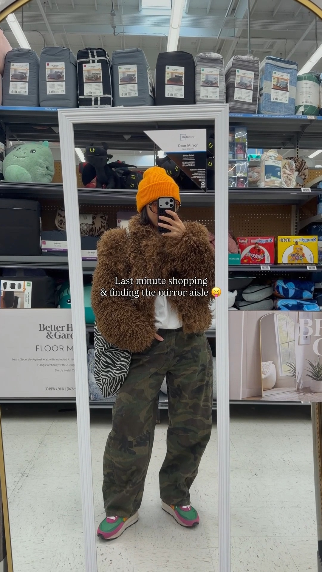 Last minute shopping and finding the nearest mirror to take my ootd pic, lol! I can’t link my jacket here, but I linked similar! My shoes are also very old Nike Sacais, I linked resale options. 

#LTKFindsUnder100 #LTKFindsUnder50 #LTKPetite