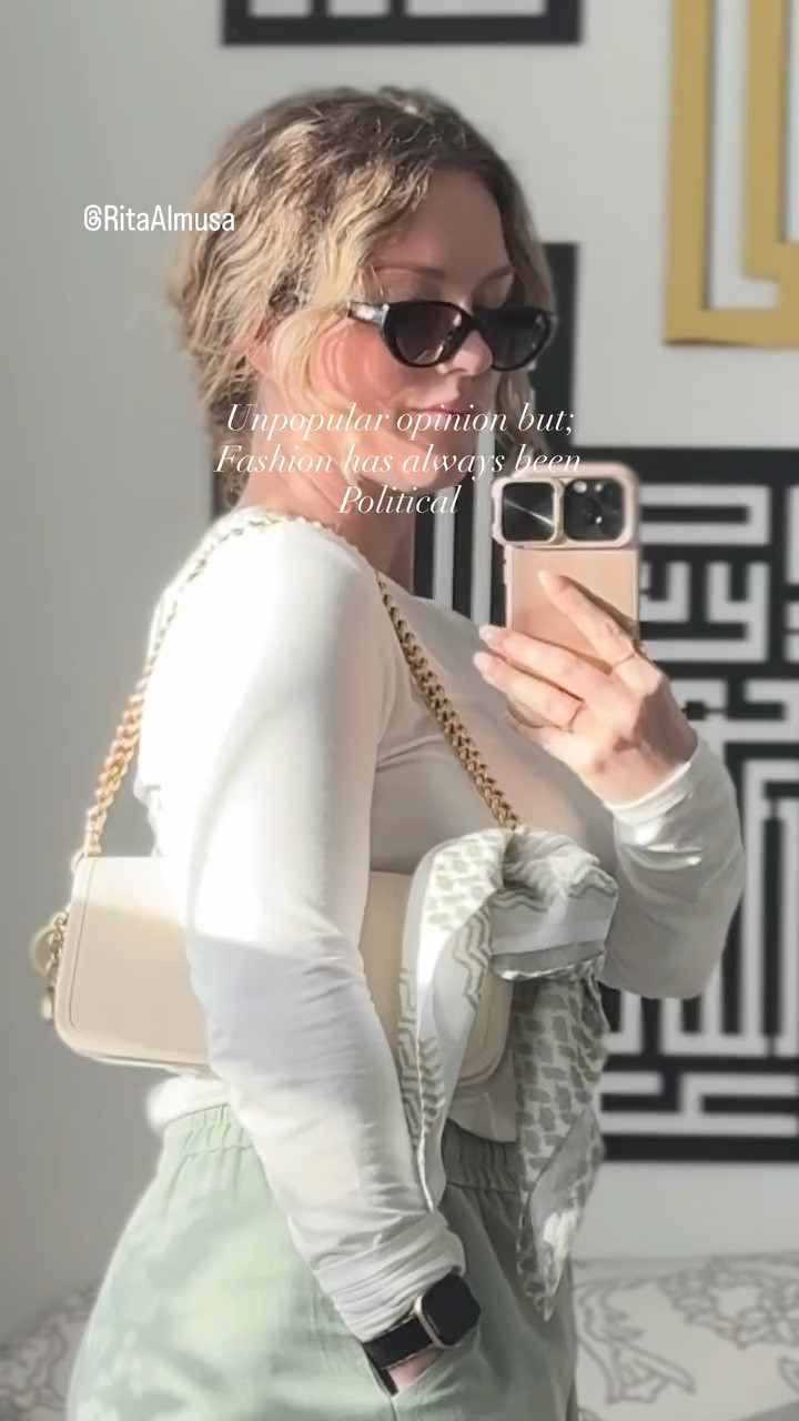 It’s really as simple as that. A statement. A stance. An opinion. A choice. ✊✨✌️Free Palestine. 

This entire outfit is linked in my Linktree - LTK 🔗 in my bio. 

#grwm #fashion #influencer