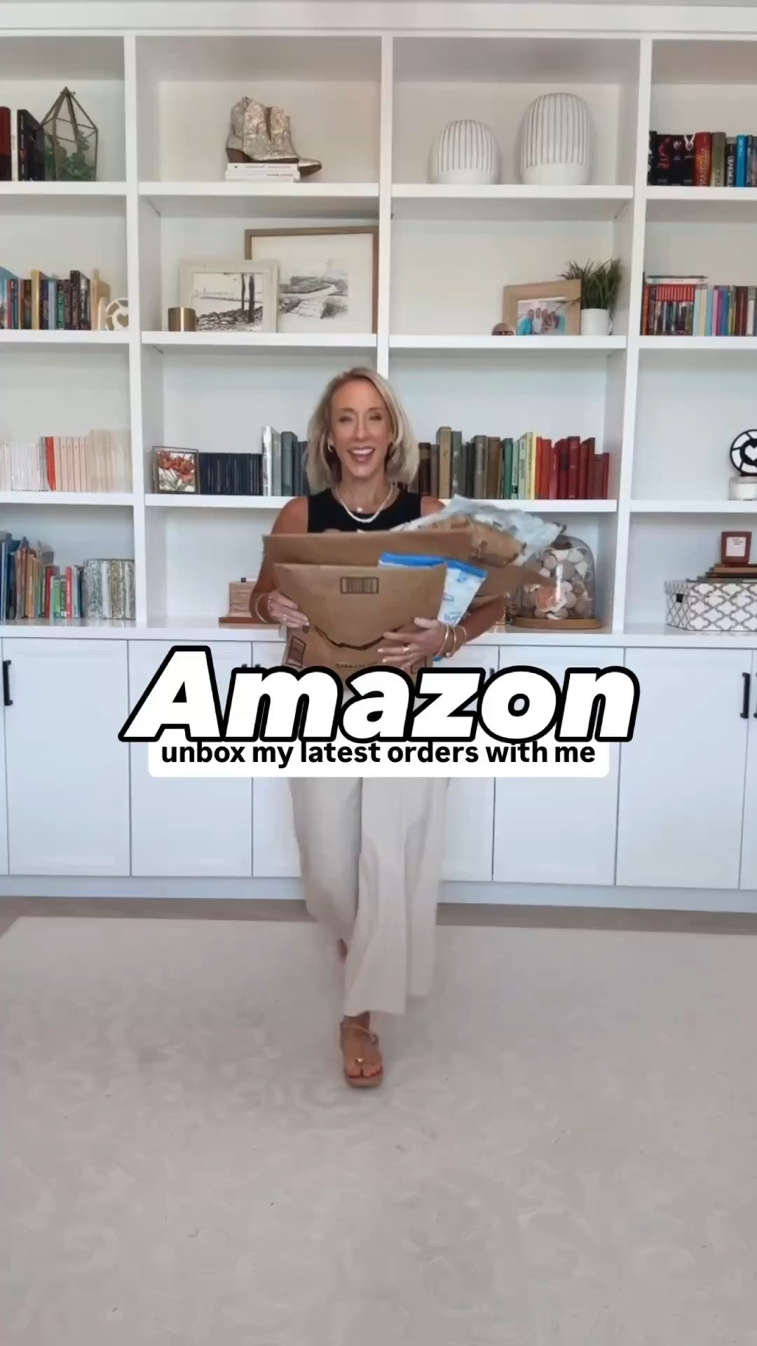 Amazon - unboxing my latest orders * Sleeveless Mixed Media Maxi Dress - size small. 17 colors. Denim 2-Piece Short Sleeve Button Down Drawstring Shorts Set - size small. 2 colors, Crochet Crossbody Bag - I saved a few options. Sleeveless Floral Maxi Dress - size small. 6 colors. Red Strappy Sandals - tts. 5 colors. Beaded Necklaces - various colors (I linked 2 listings). Striped Lightweight Crewneck Sweater - size small. 36 colors. Sleeveless Striped Square Neck Maxi Dress - size XSmall. 8 colors.

#LTKSeasonal#LTKOver40