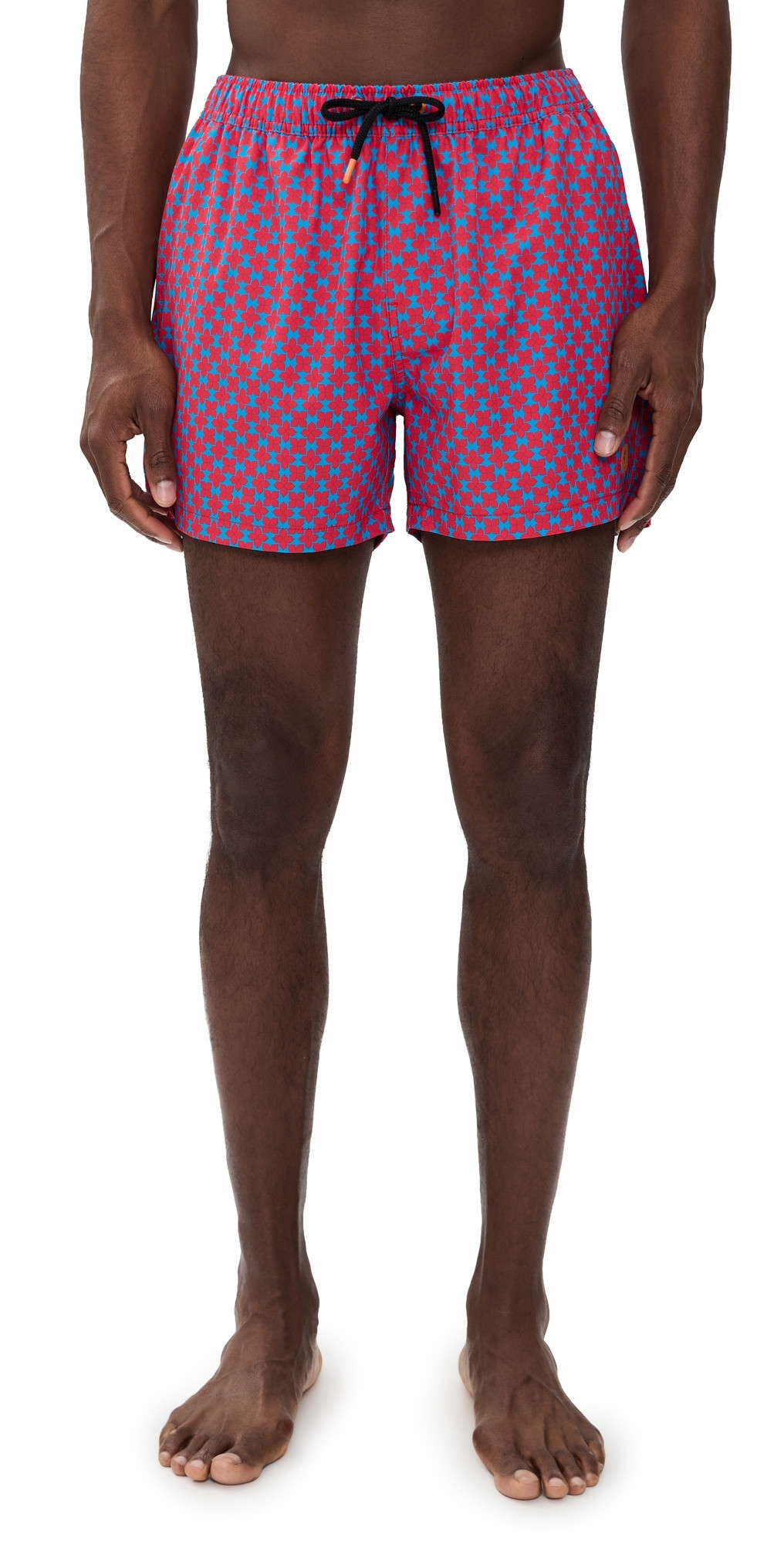 Save The Duck Ademir Swim Trunks 4 Geometrical Flowers/Clean S | Shopbop