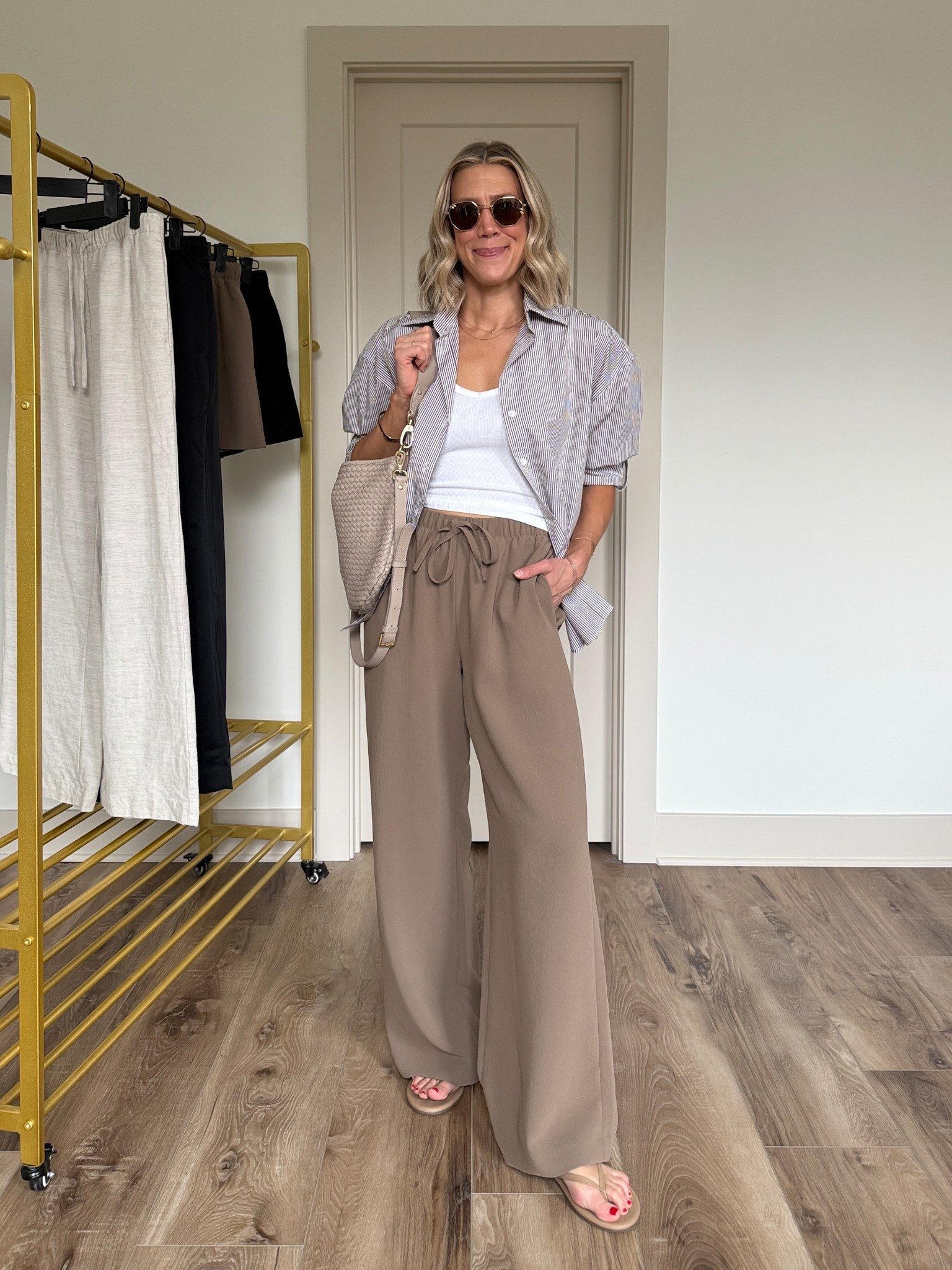 Wearing XS tank (fits tts), xs poplin shirt, small pants 

@Aritzia #aritziapartner #ad #paidlink

#LTKootd #LTKgrwm #LTKOver40