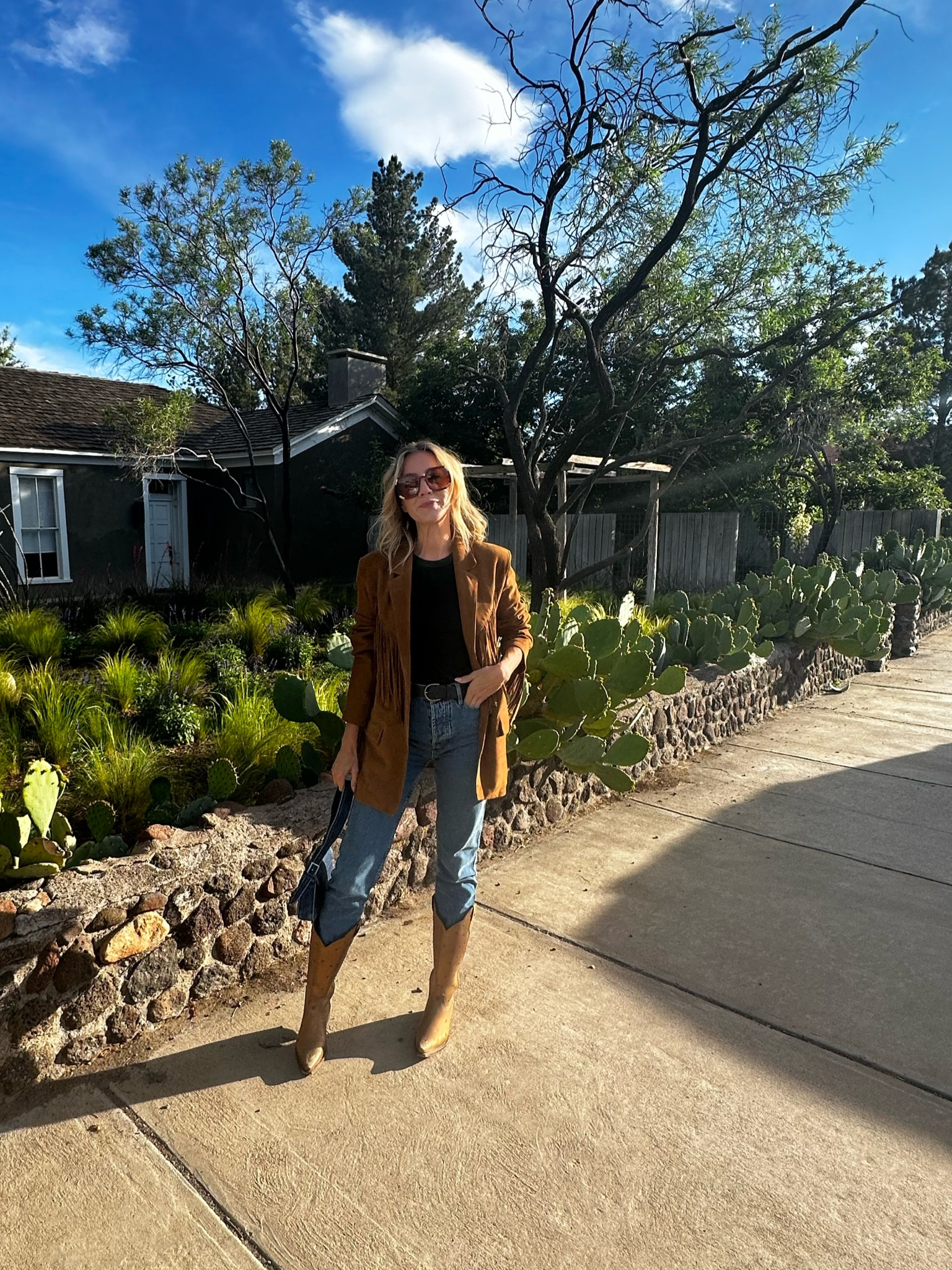West Texas style tip: fringe, suede, cowboy boots 

#LTKSeasonal #LTKstyletip #LTKFind