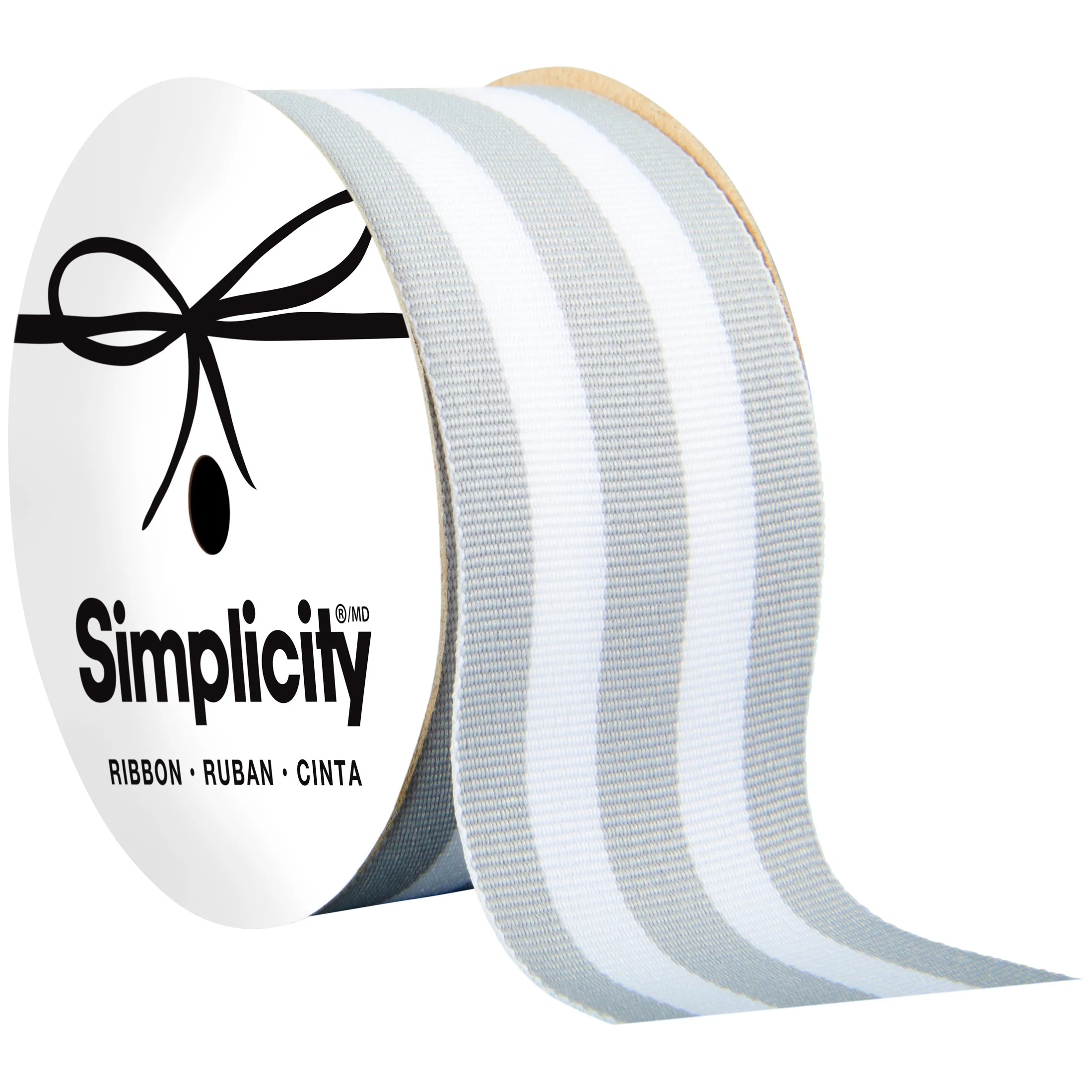 Offray monstrip silver 1-1/2in x 9ft ribbon, for sewing, crafts and gifting | Walmart (US)