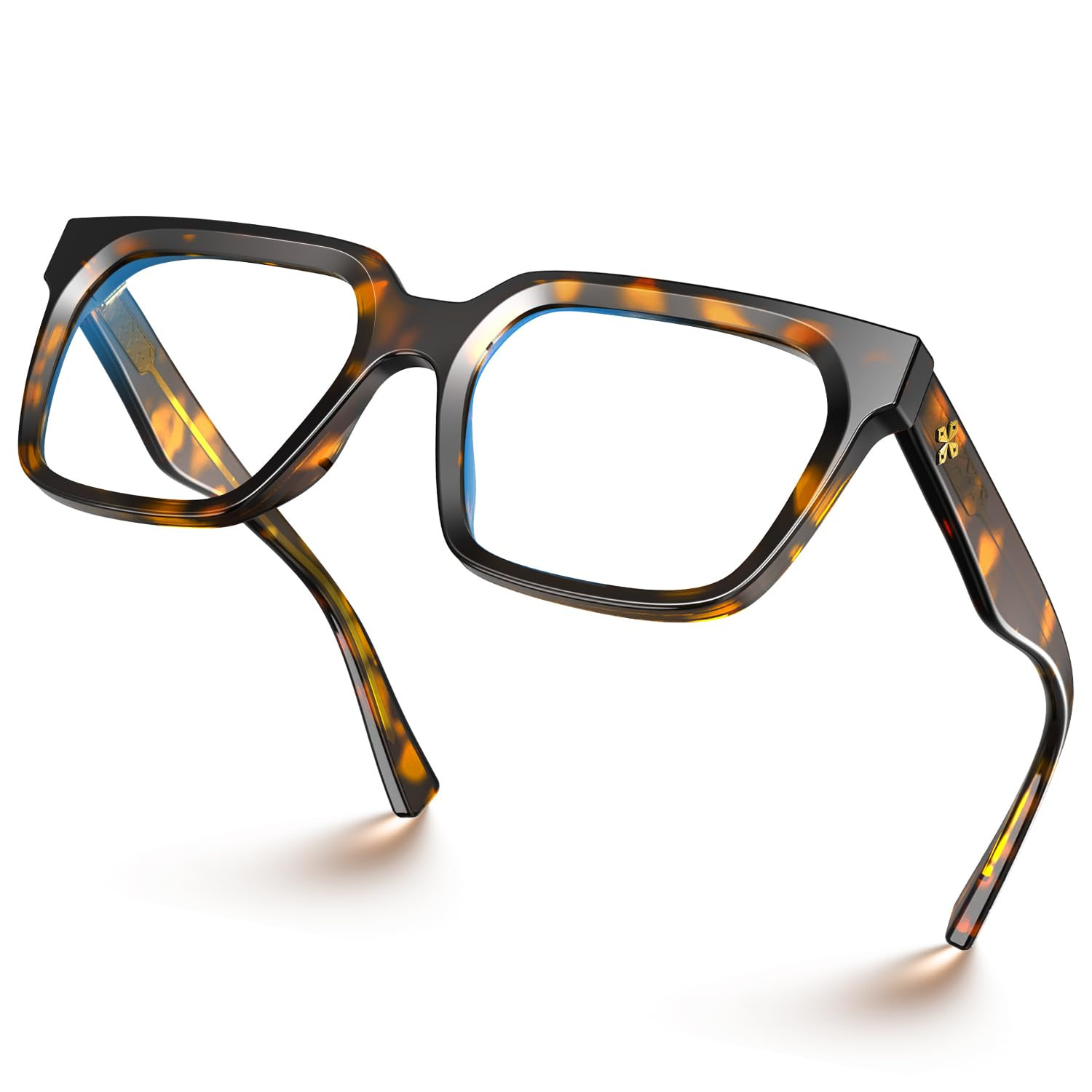 VISOONE Rectangle TR90 Blue Light Blocking Glasses Computer Eyewear with Preppy Look for Women an... | Amazon (US)