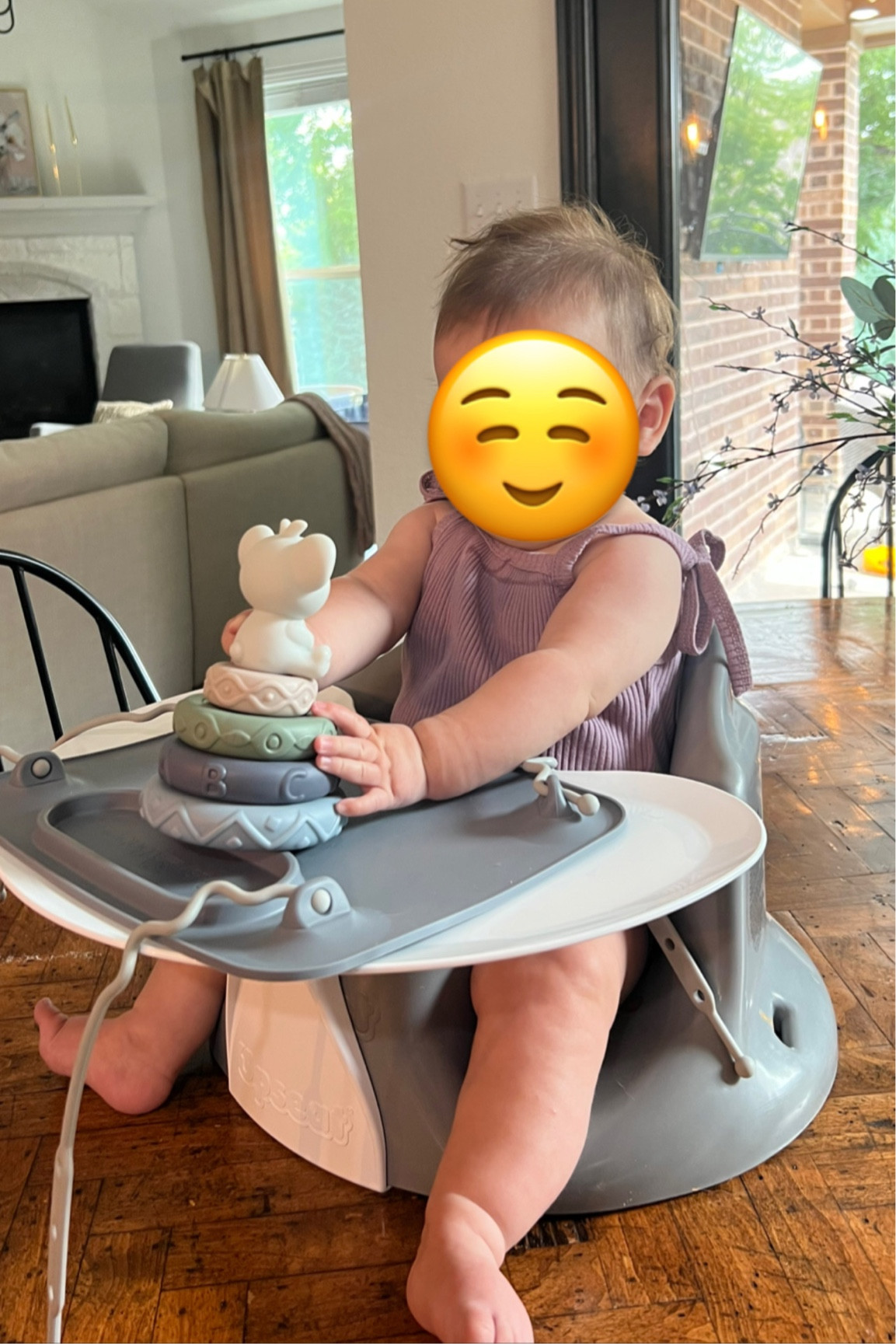 Baby booster seat! Using this over a high chair this go around. Also using this busy mat for our plane ride and would also be great for restaurants!! 

#LTKkids #LTKbaby