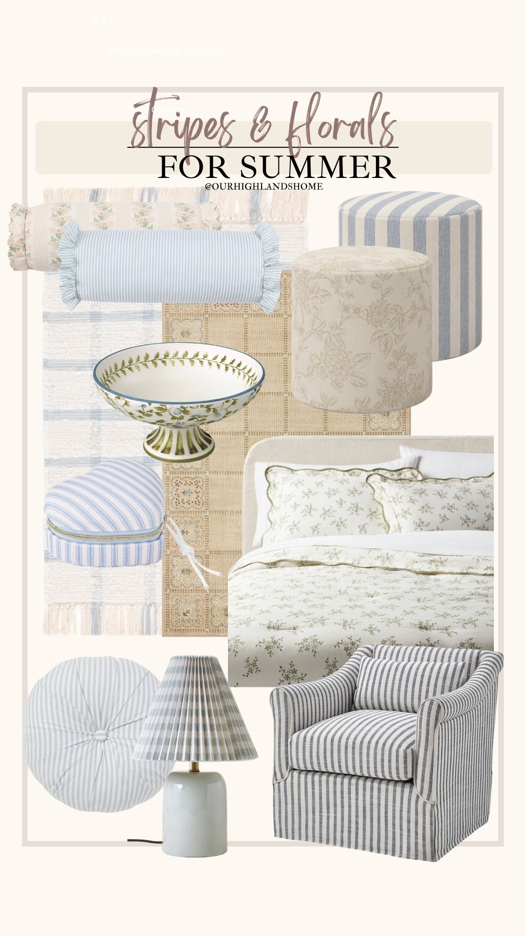 elegant, airy, feminine. loving all the blues stripes and florals this year

#LTKHome #LTKSaleAlert #LTKSeasonal
