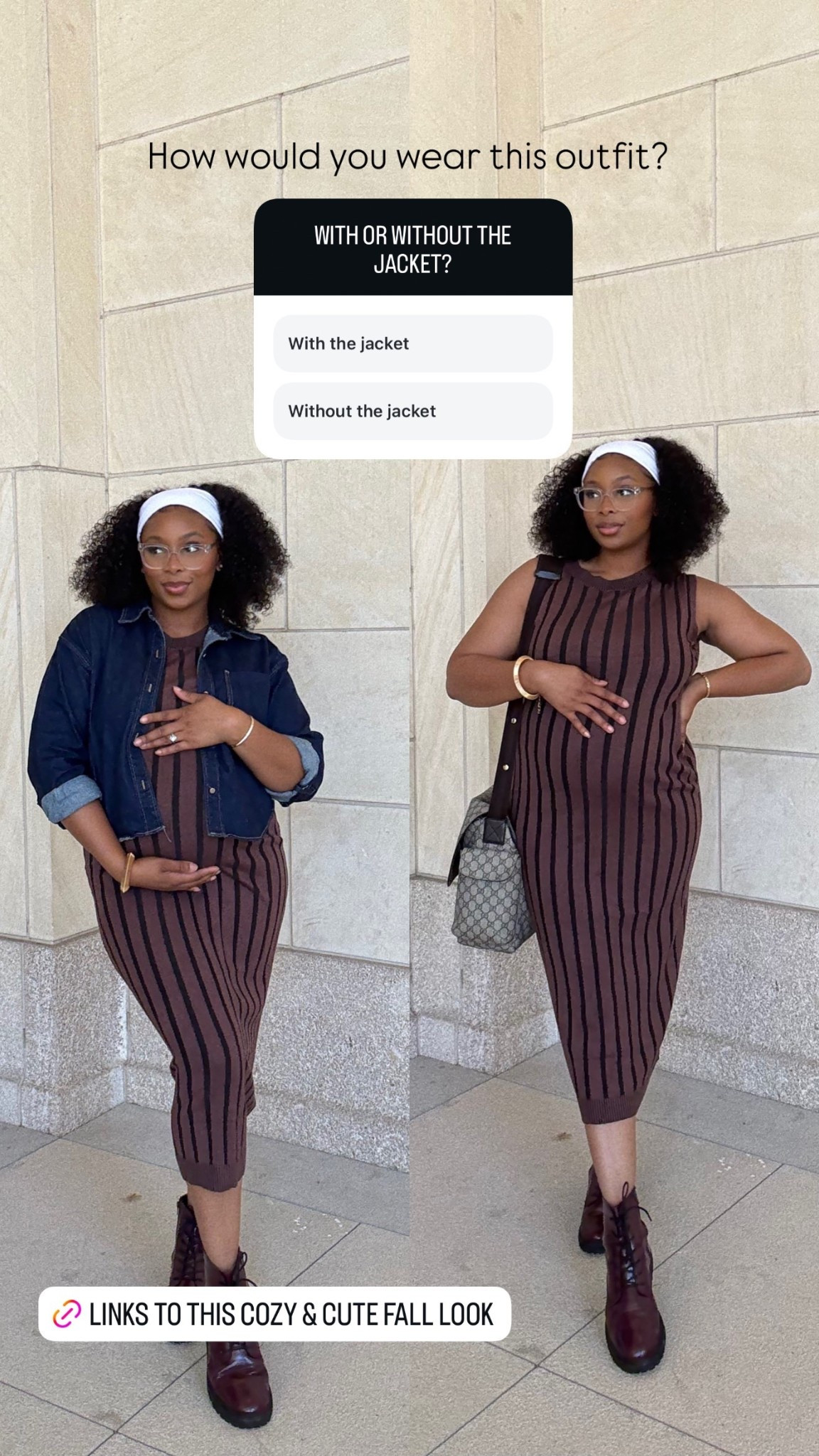 Back with another bump friendly non maternity outfit look the fall! 🥰🍂
Wore this on my visit to the Bush Center while checking out the museum ✅

#LTKSeasonal #LTKBump #LTKStyleTip