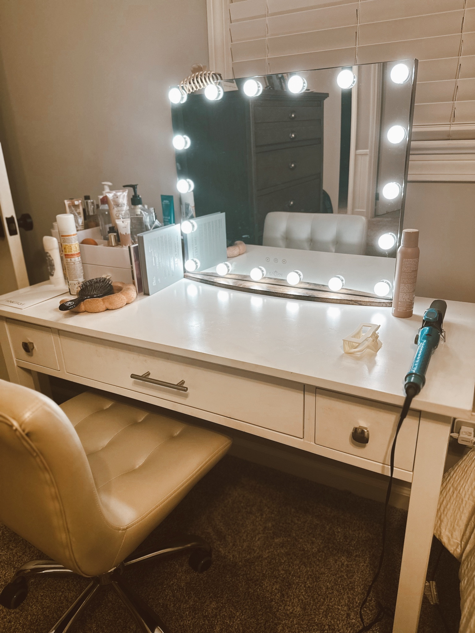 My hubby put together this vanity for me while I was on a work trip last year 🥹😍 Now it’s one of my favorite things in our house!!! 

#LTKHome #LTKGiftGuide